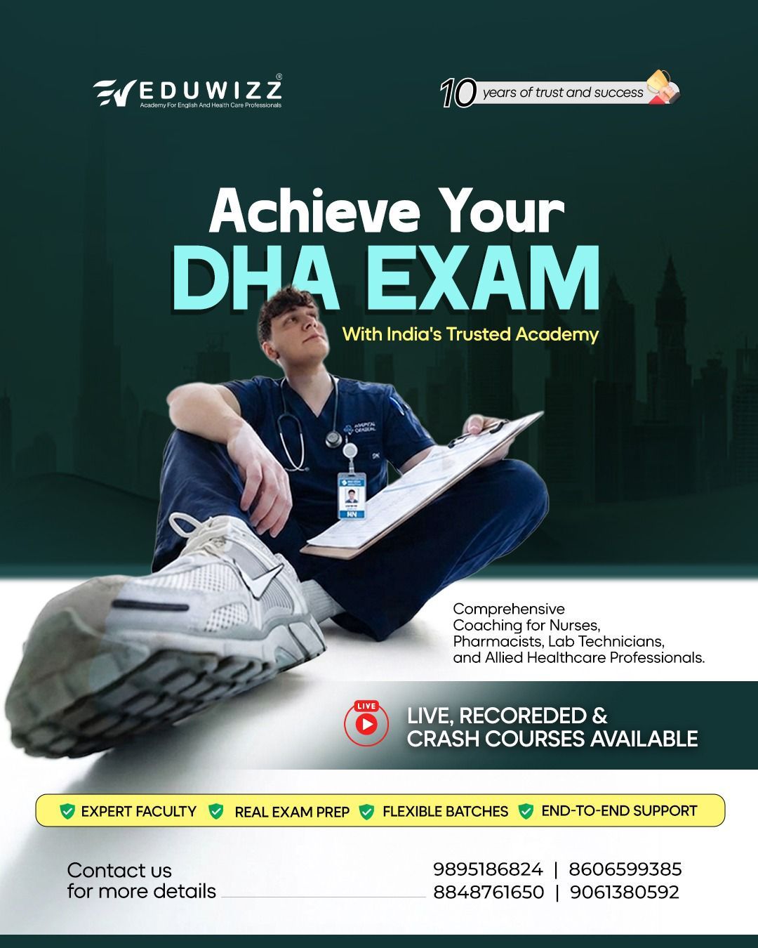 Achieve your DHA exam with Eduwizz